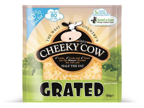 Cheeky Cow grated cheese