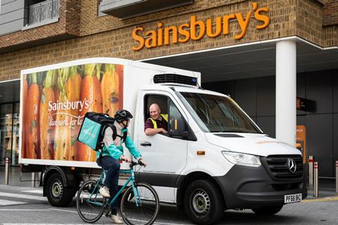 Sainsbury's is trialling 'rapid' delivery service on Uber Eats