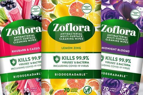 Zoflora Antibacterial Multi-Surface Cleaning Wipes