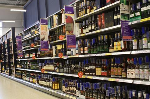 Tesco BWS aisle