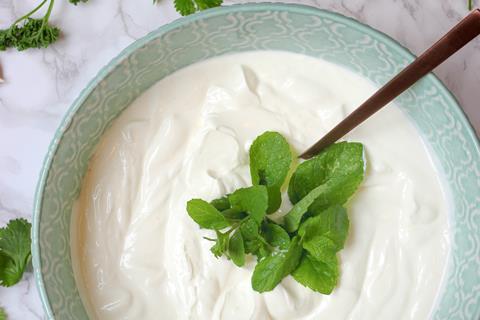 bowl of yoghurt dairy