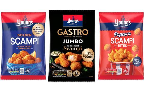 youngs scampi relaunchy