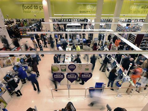 Tesco shop floor