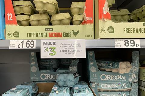 Asda eggs May 2020