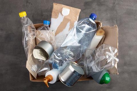 EPR - Mixed recycling - metal, plastic and cardboard