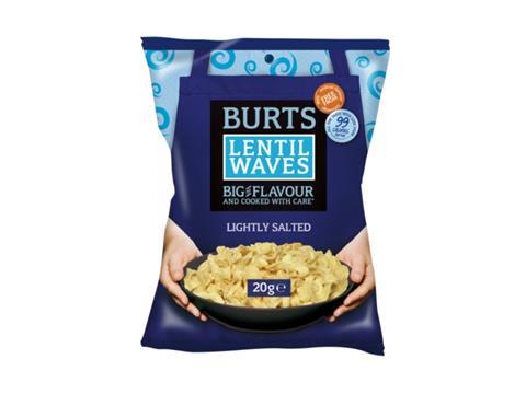 Burts Chips launch lentil crisps in Waitrose