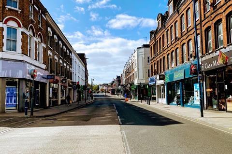 empty high street shop