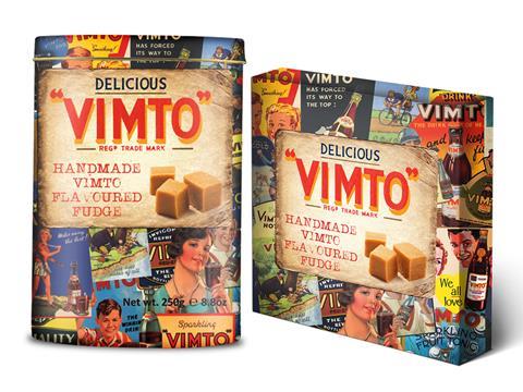 Vimto handmade fudge