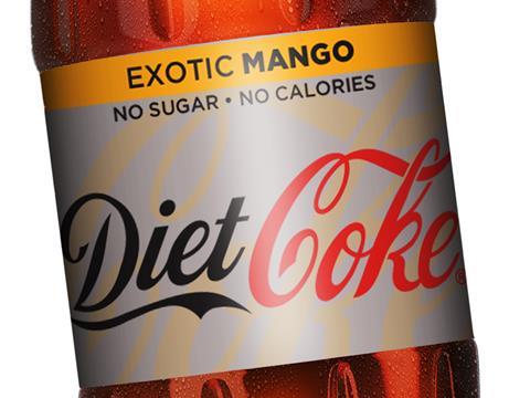 coca cola exotic mango