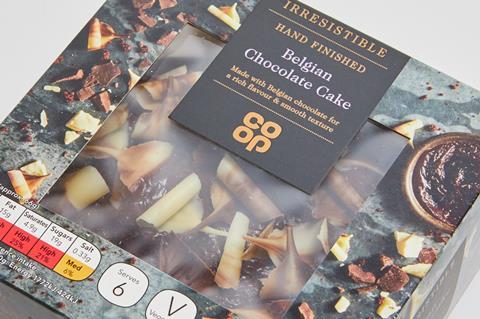 The Co-op Irresistible Belgian Chocolate Cake