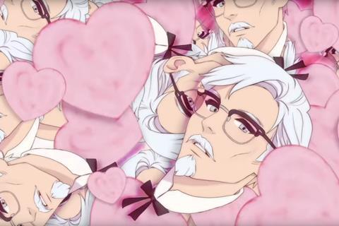 KFC anime colonel