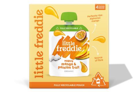 Little Freddie recyclable pouches