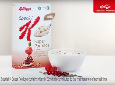 Kellogg's Special K ads banned over 'full of goodness' and