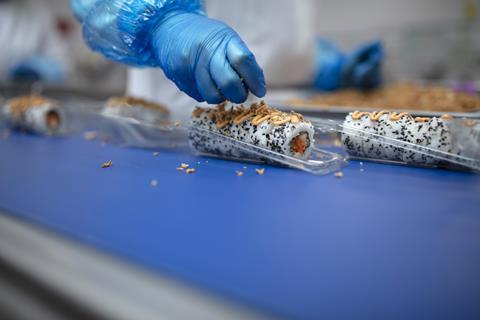 Greencore - Wraps are prepared on a production line at Greencore's Northampton site