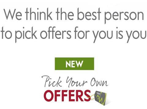 Waitrose pick your own offers logo slogan