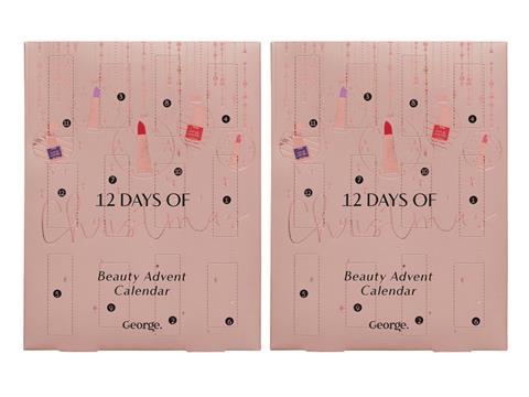 george asda beauty advent calendar 2018