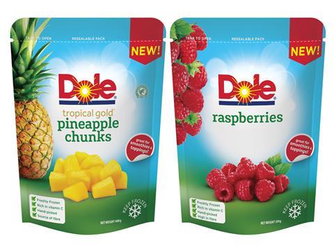 dole frozen fruit