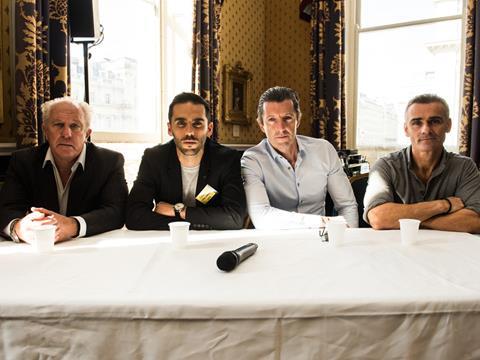 Startup pitching session judges at Bread & Jam festival