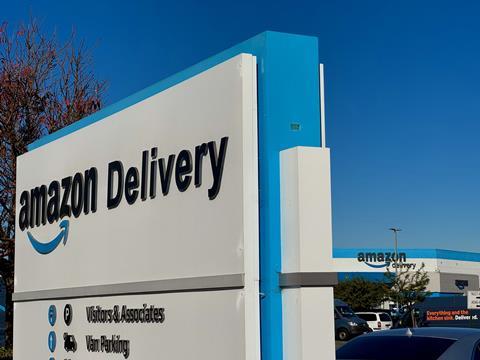 Amazon warehouse sign