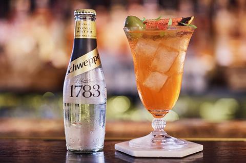 schweppes aperol 1783 mixer