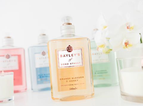 Bayley's of Bond Street perfumed antibacterial handwash