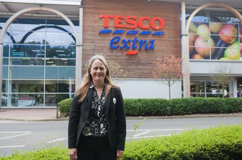 Tesco Crewe store manager Natalie Salt