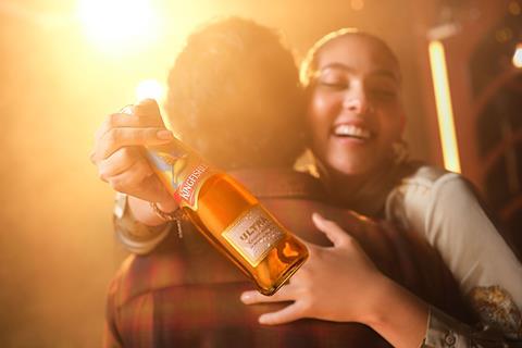 Kingfisher-Ultra-Woman-Hugging