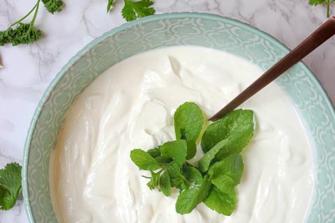 bowl of yoghurt dairy