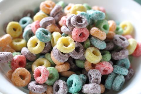 Sugary cereal
