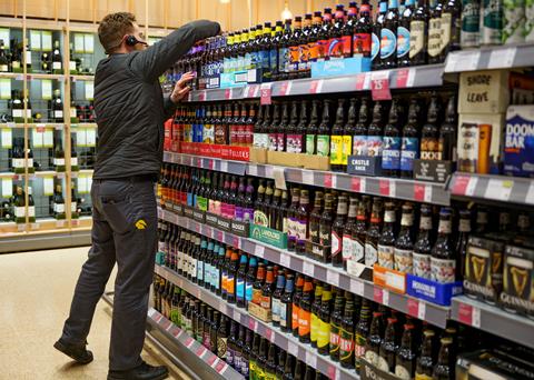 Alcohol aisle