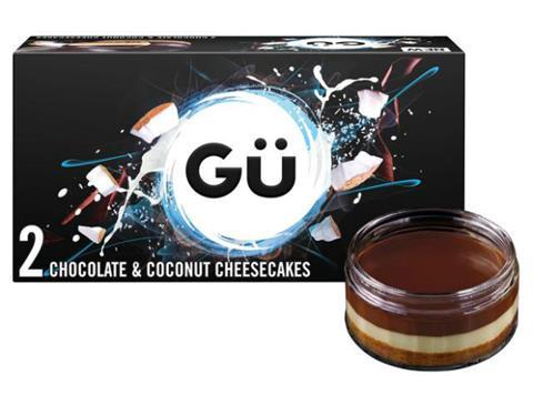 Gu Chocolate & Coconut Cheesecakes
