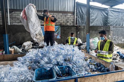Prevented Ocean Plastic_People Sorting Plastic