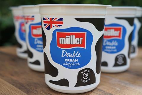 Müller cream pots