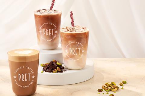 Pret a Manger Dubai-Style drinks
