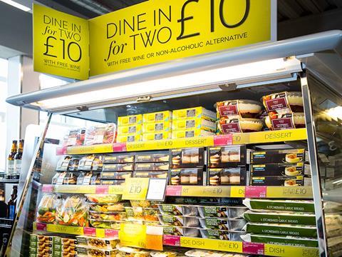 Marks and Spencer dine in for two