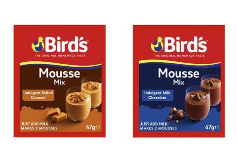 Bird's mousse mixes