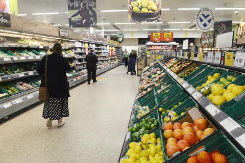 morrisons fresh fruit veg aisle shopper