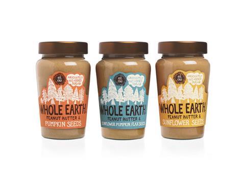 Whole Earth peanut butter spreads