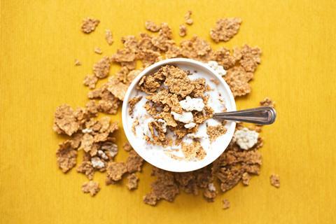 bowl of cereal breakfast