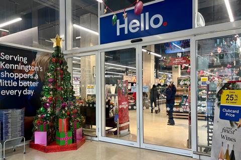 Tesco christmas store