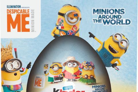 Kinder-100G EGG_MINIONS AROUND THE WORLD_BOX