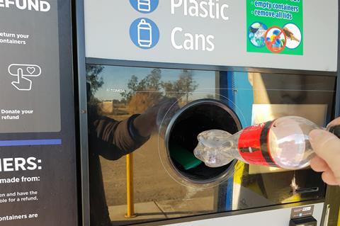 drs deposit return scheme plastic bottle recycling