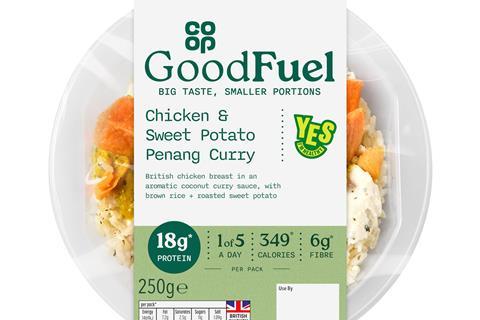 Co-op Good Fuel Chicken and Sweet Potato Penang Curry Mini Meals
