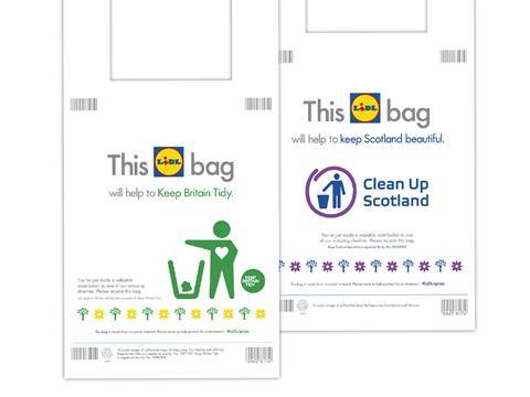 Lidl carrier bag charity