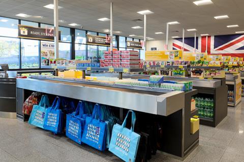 aldi glascote checkout