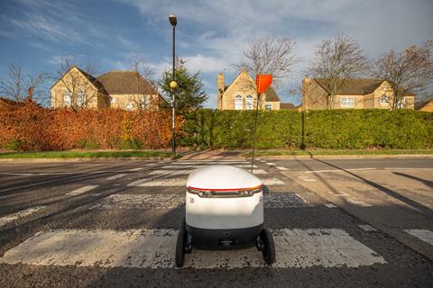Northampton robot road crossing