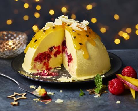 Alphonso Mango & Raspberry Semifreddo Christmas Phase 7 2021 JL