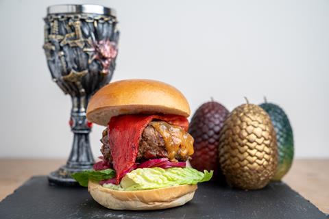 Sainsburys Dragon Burger game of thrones