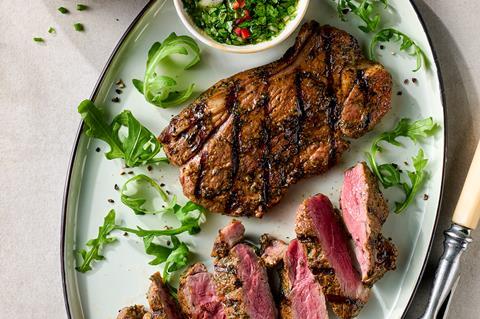 Mint Garlic Lamb Rump Steaks