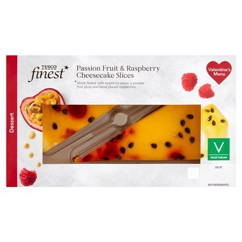 Tesco Finest Passionfruit & Raspberry Cheesecake Slices